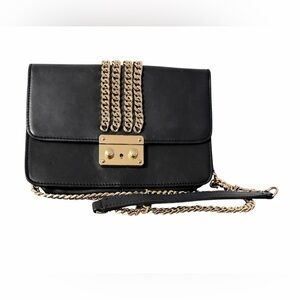 Greg Michaels Black Chain Crossbody Bag – Great Condition